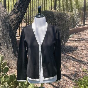 Sutton/Studio - Black and White Cardigan